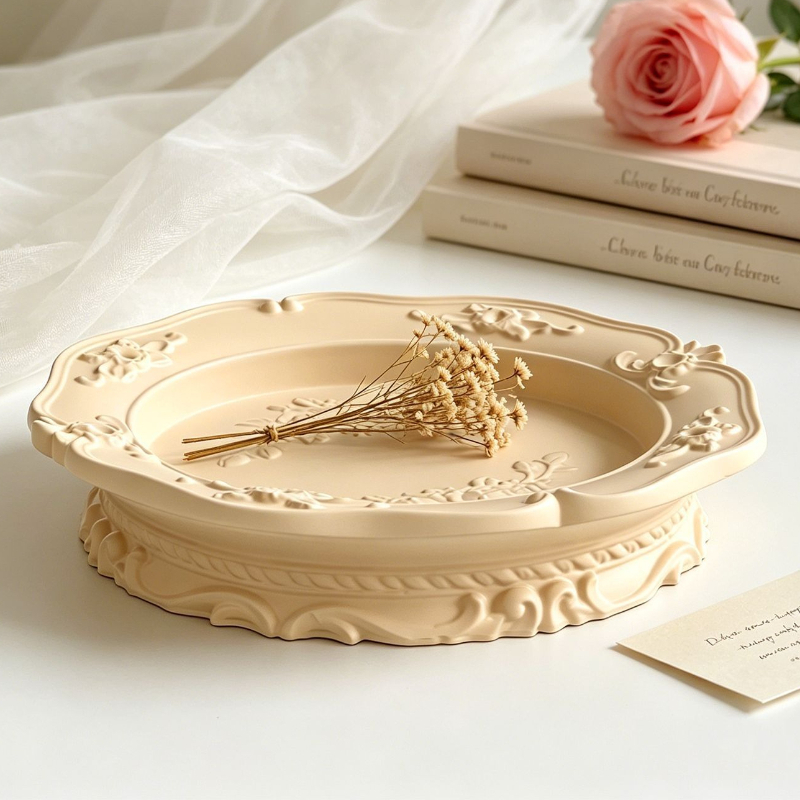 Soap Making Designs - قالب سيليكون أنيق بتصميم باروكي عتيق