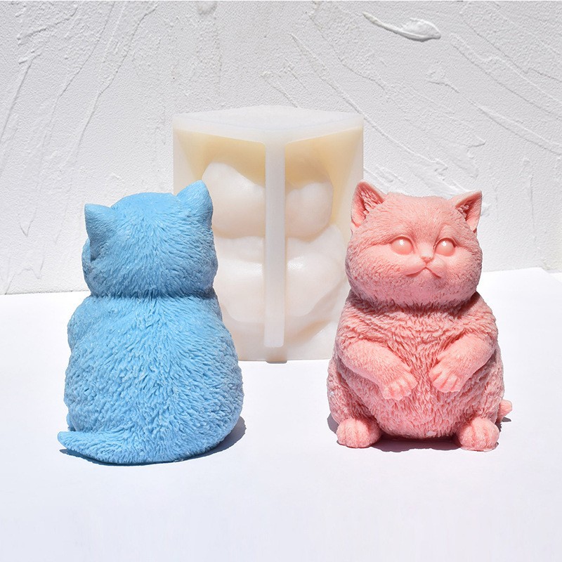 Soap Making Animal Fat - قالب شمع سيليكون ثلاثي الأبعاد على