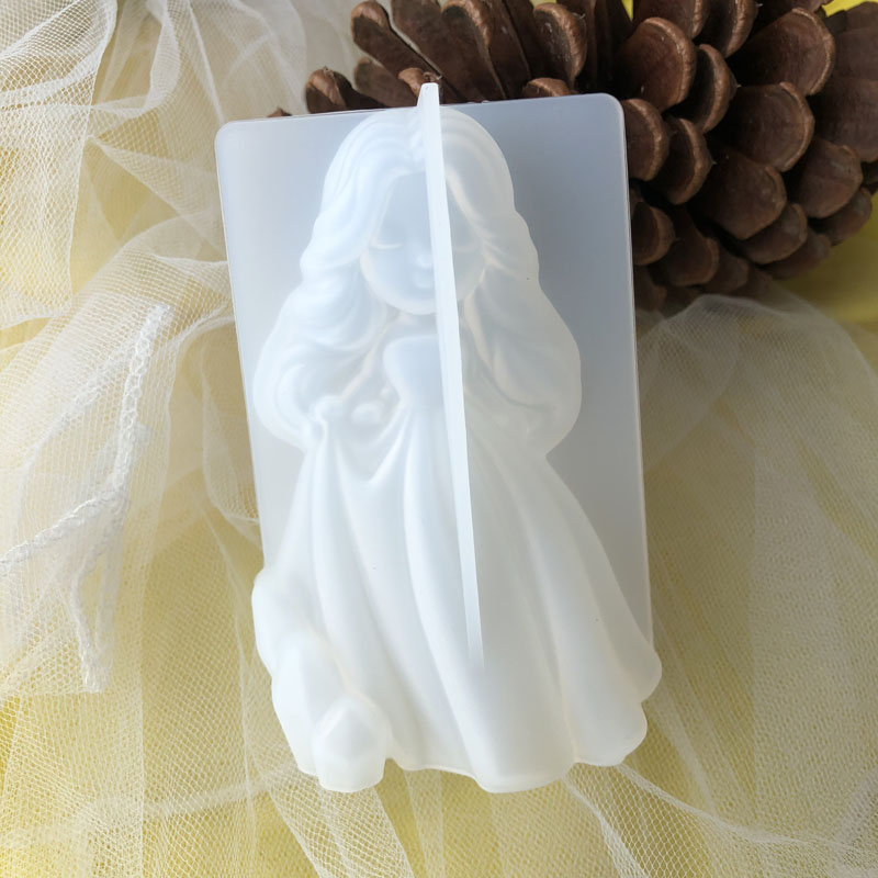 Soap Making Designs - ثلاثية الأبعاد لطيف الأميرة سيليكون قالب