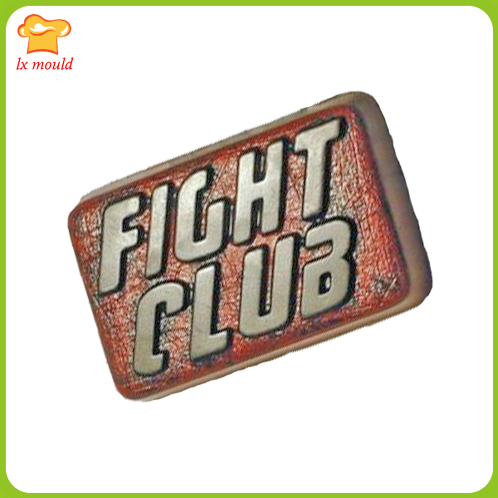 Soap Making Fight Club - قالب سيليكون LXYY على شكل نادي