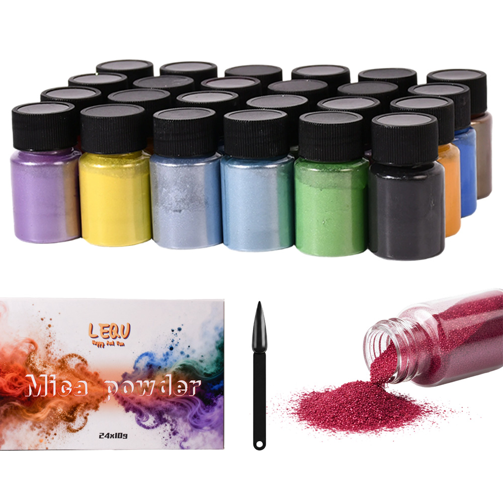 Mica Powder Colorant - مسحوق ميكا متغير اللون بـ 24
