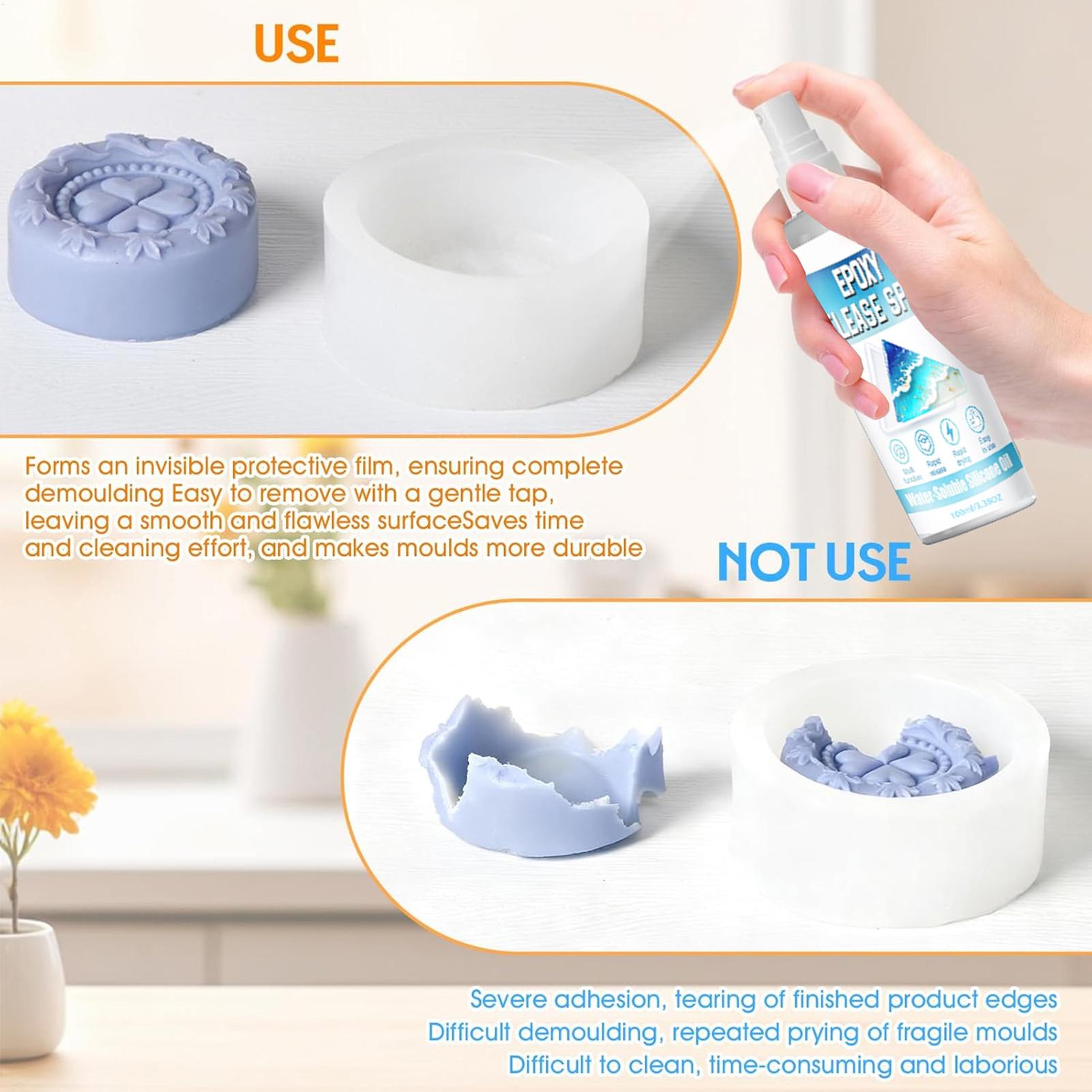 رذاذ سيليكون للقوالب، رذاذ إيب - مراجعة Soap Making Designs وسعره