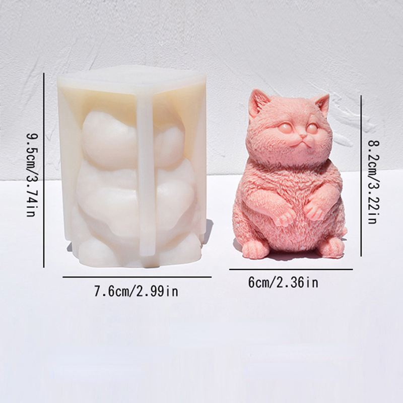 قالب شمع سيليكون ثلاثي الأبعاد - مراجعة Soap Making Animal Fat وسعره