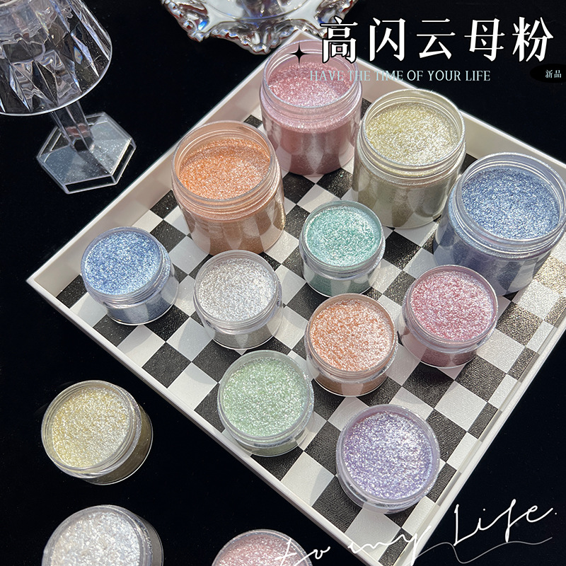 مسحوق الميكا اللامع بتأثير حور - مراجعة Mica Powder Colorant وسعره