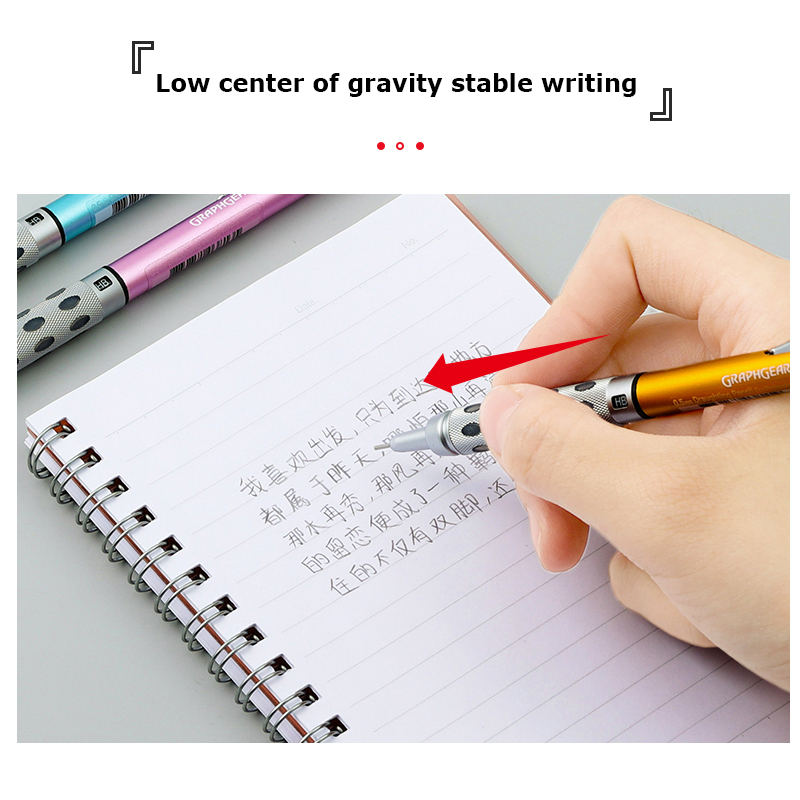 اليابان Pentel Graphgear 1000  - مراجعة Pentel Pen Graphgear وسعره