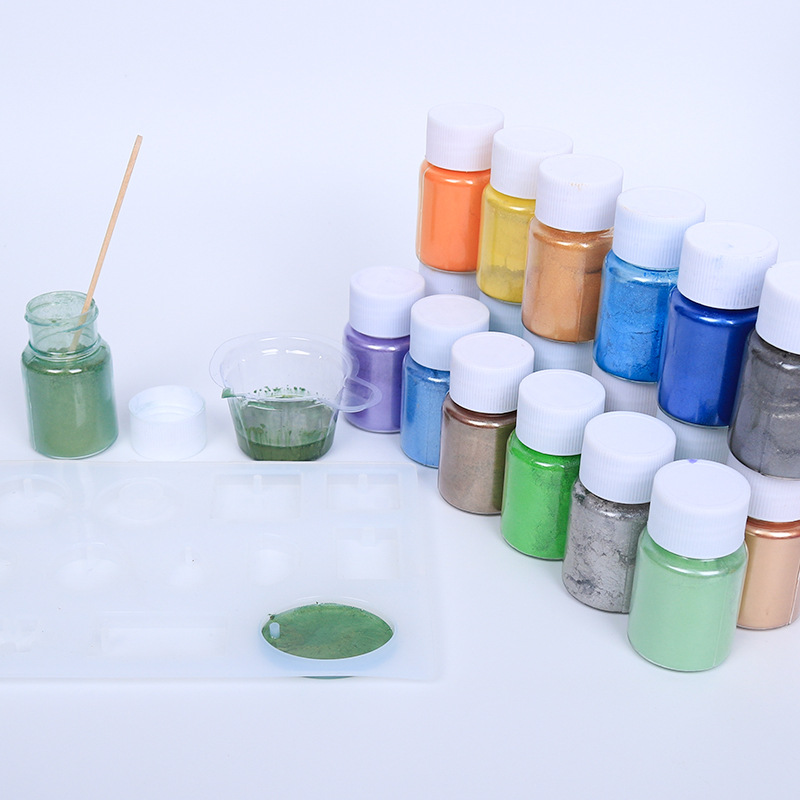 مسحوق الأظافر اللؤلؤ ضئيلة ، ب - مراجعة Mica Powder Colorant وسعره