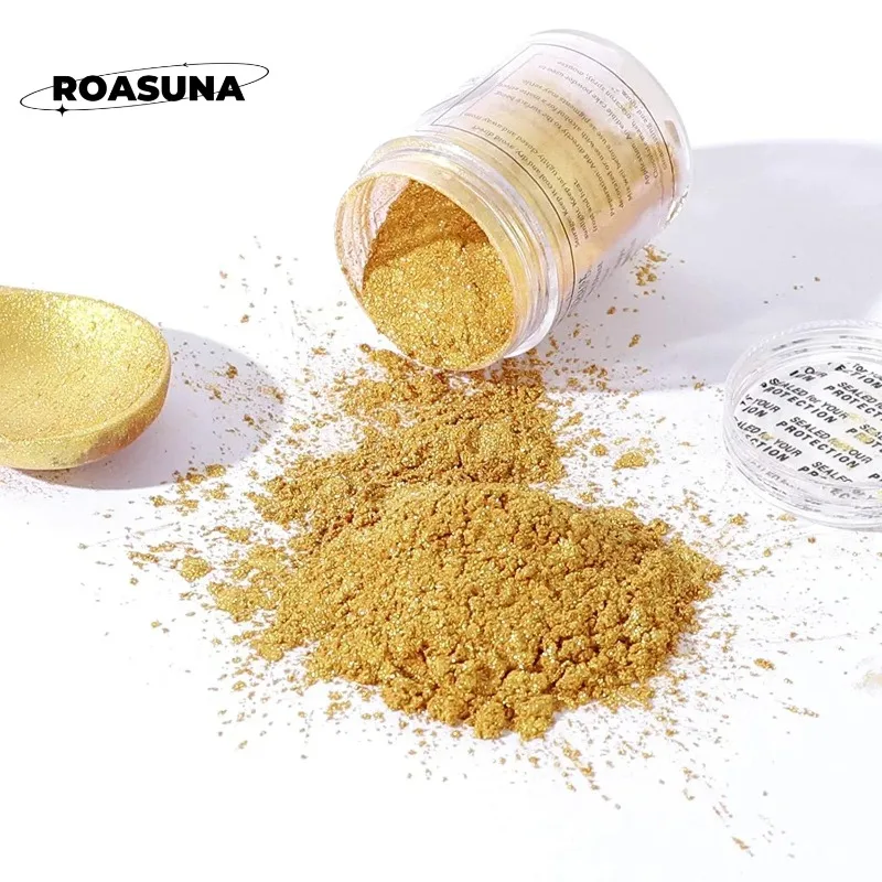 24 لون مسحوق اللؤلؤ الميكا لرا - مراجعة Mica Powder Colorant وسعره