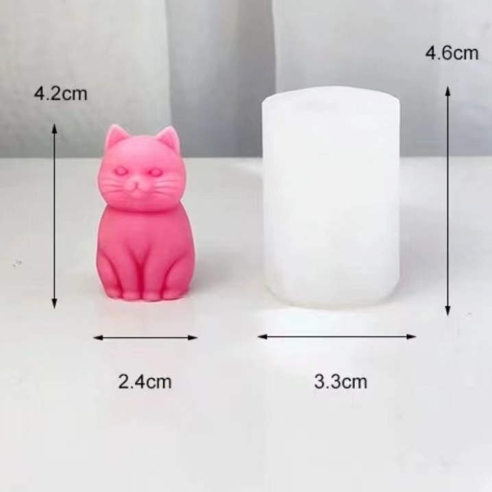 قالب شمع سيليكون ثلاثي الأبعاد - مراجعة Soap Making Animal Fat وسعره