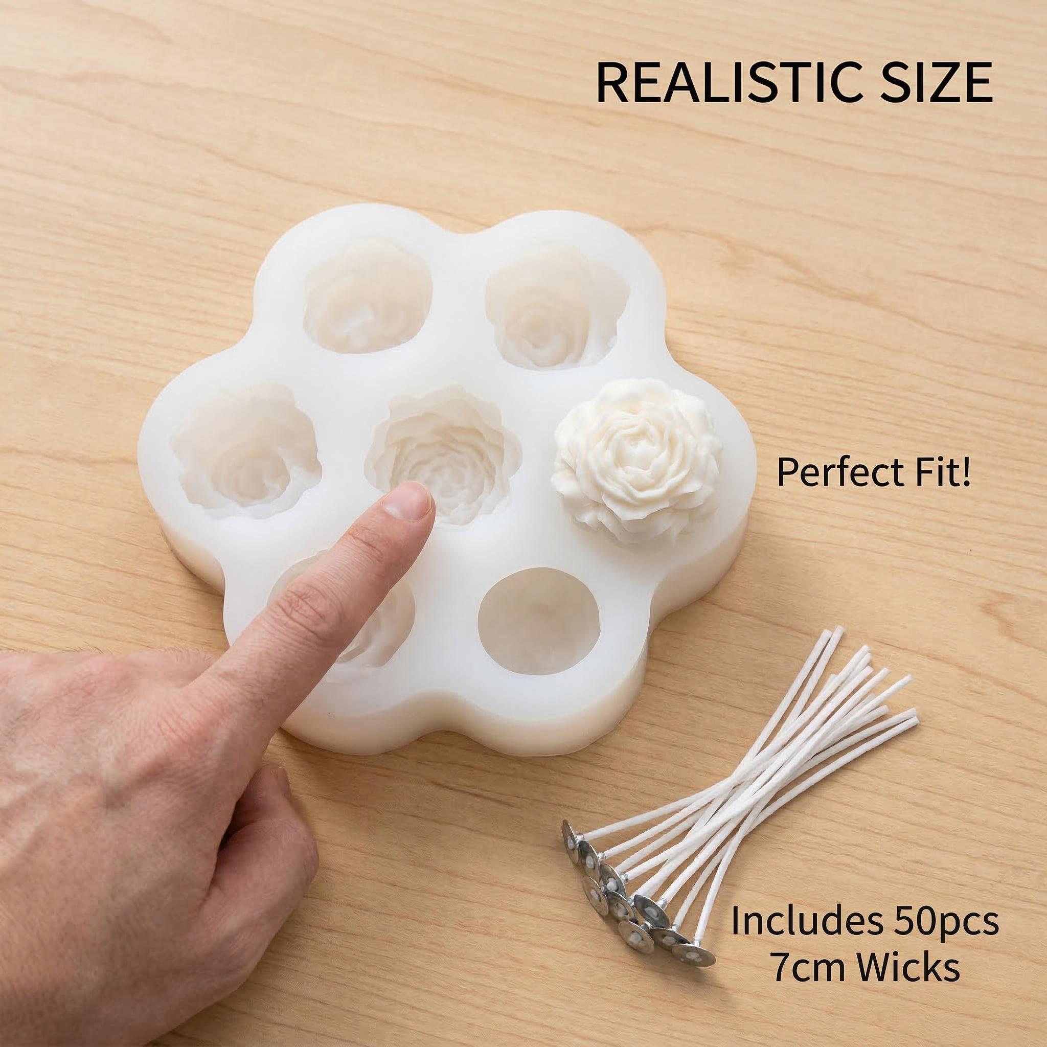 قالب شمع سيليكون ثلاثي الأبعاد - مراجعة Soap Making Kit Amazon وسعره