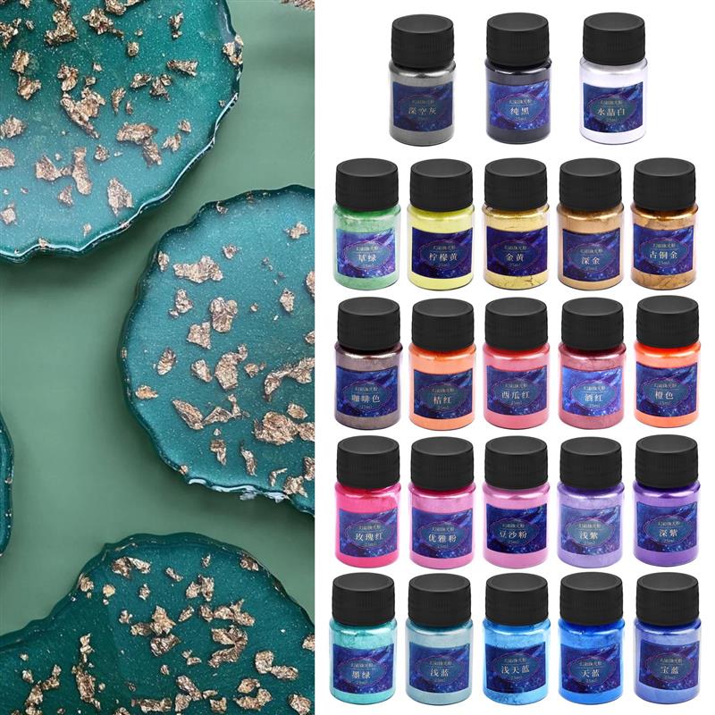 10 جرام/زجاجة بيرليسسينت مسحوق - مراجعة Mica Powder Colorant وسعره
