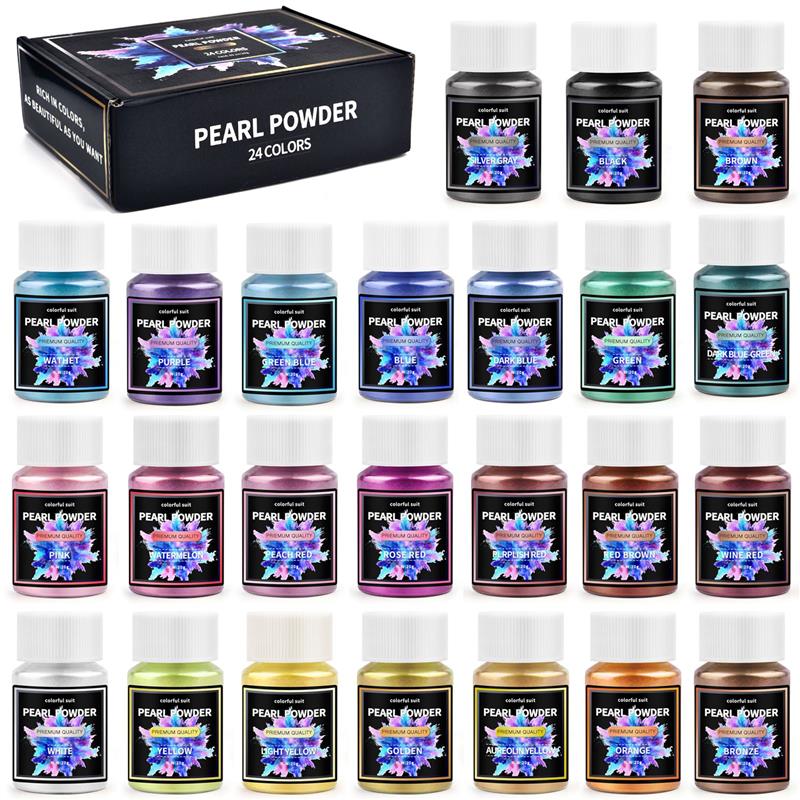 6/24/30 لون راتنجات الايبوكسي  - مراجعة Mica Powder Colorant وسعره