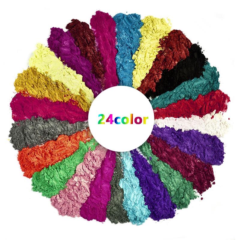 6/24/30 لون راتنجات الايبوكسي  - مراجعة Mica Powder Colorant وسعره