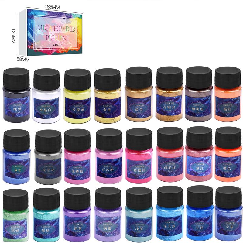 6/24/30 لون راتنجات الايبوكسي  - مراجعة Mica Powder Colorant وسعره